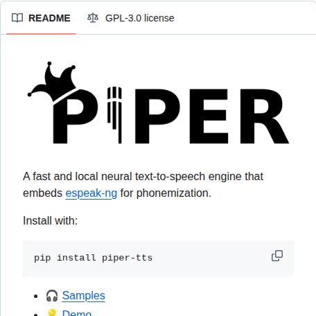 Ohf Voice Piper1 Gpl screenshot
