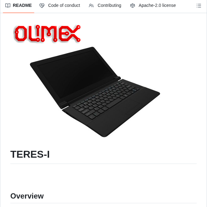 Olimex Diy Laptop screenshot