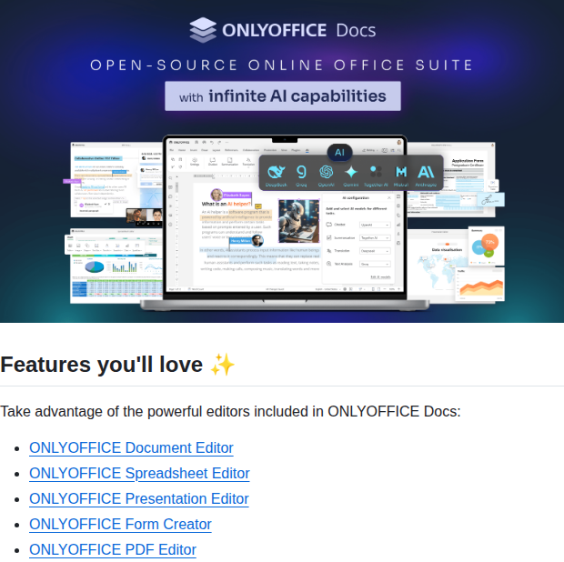 Onlyoffice Documentserver screenshot