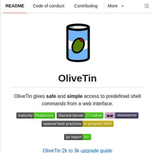Olivetin Olivetin screenshot
