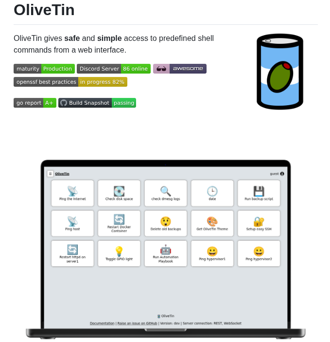 Olivetin Olivetin screenshot