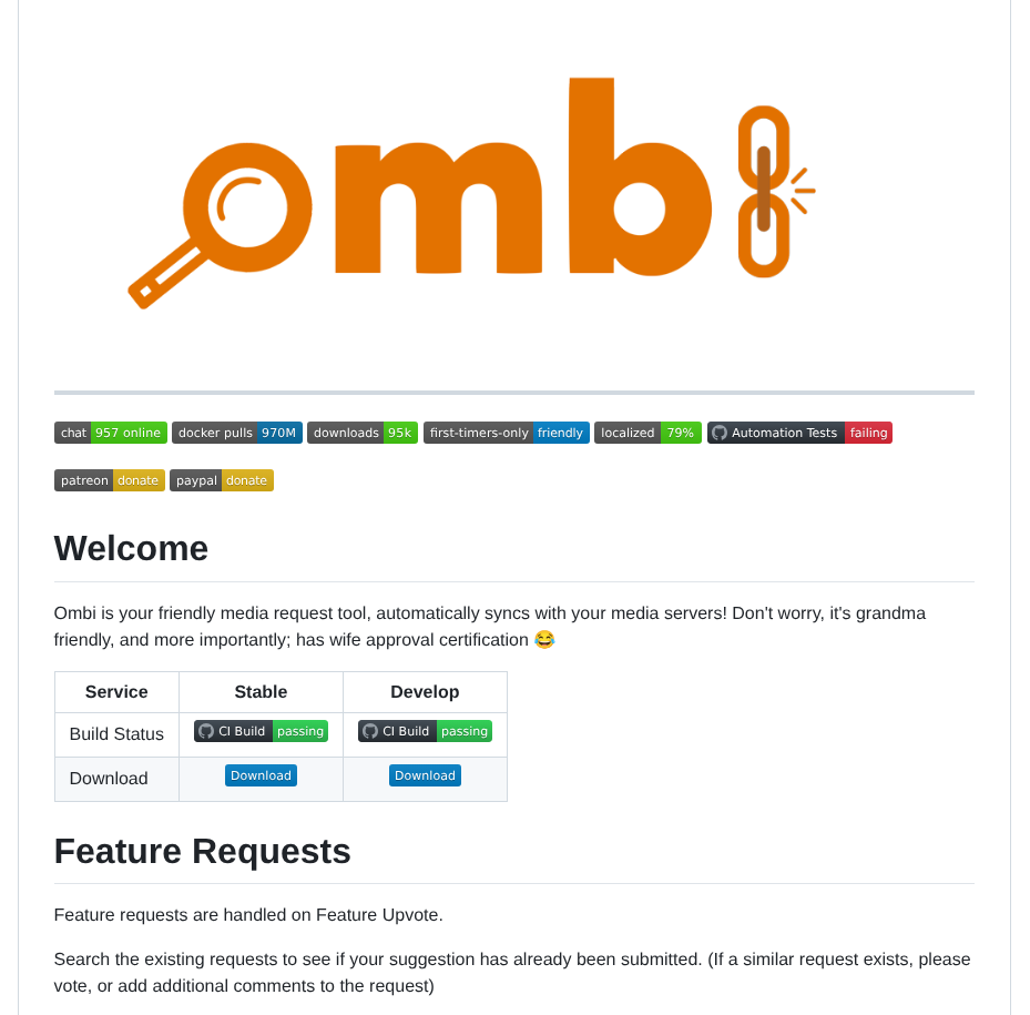 Ombi App Ombi screenshot