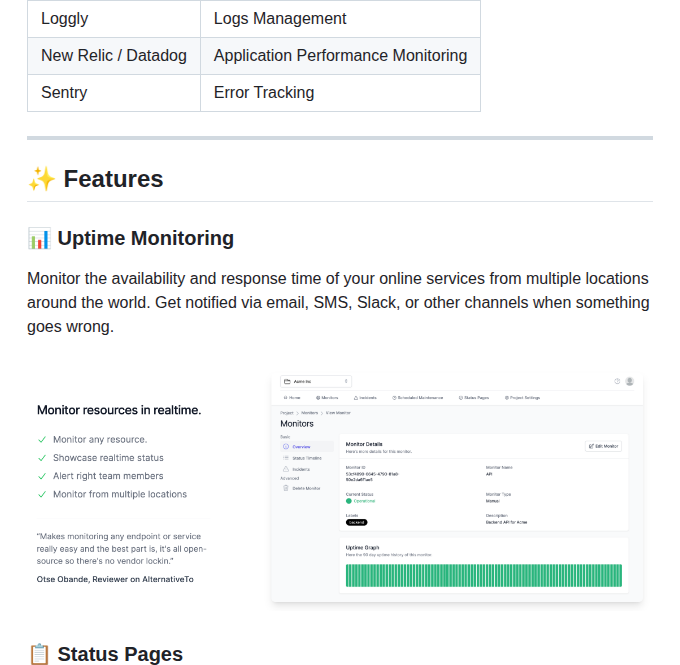 Oneuptime Oneuptime screenshot