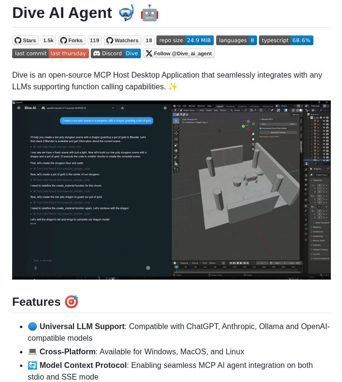 Openagentplatform Dive screenshot