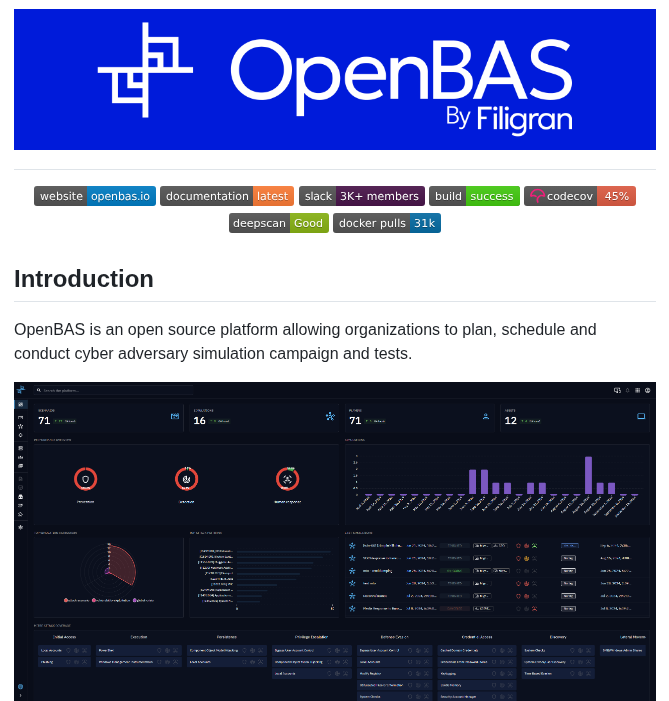 Openbas Platform Openbas screenshot