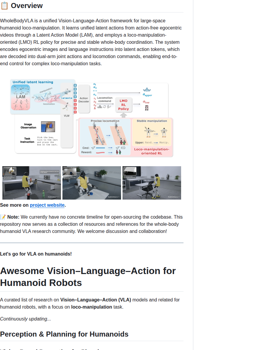 Opendrivelab Wholebodyvla screenshot