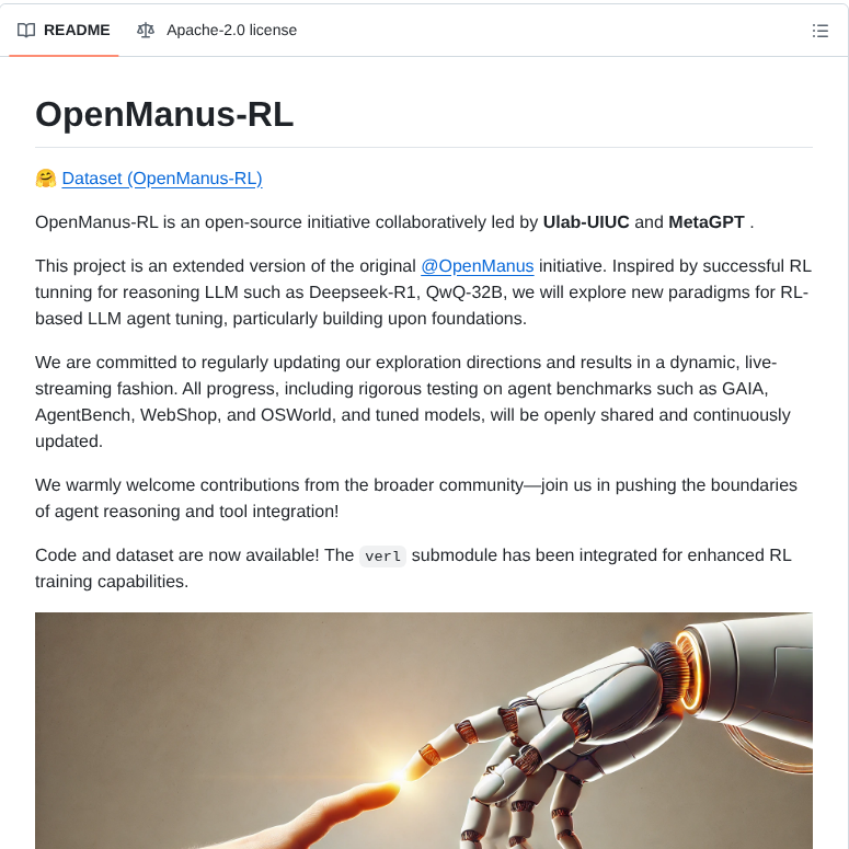 Openmanus Openmanus Rl screenshot