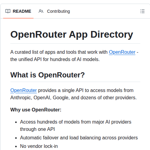 Openrouterteam Awesome Openrouter screenshot