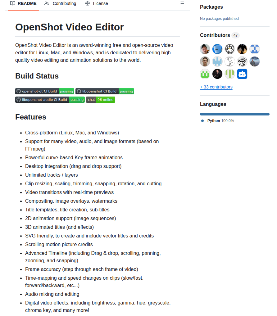 Openshot Openshot Qt screenshot