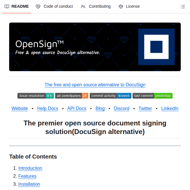 Opensignlabs Opensign screenshot
