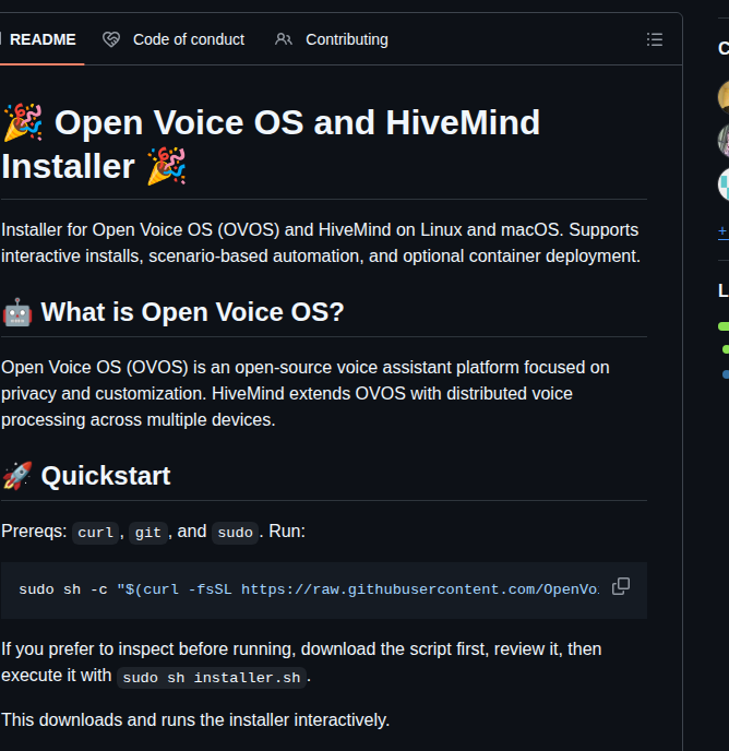 Openvoiceos Ovos Installer screenshot