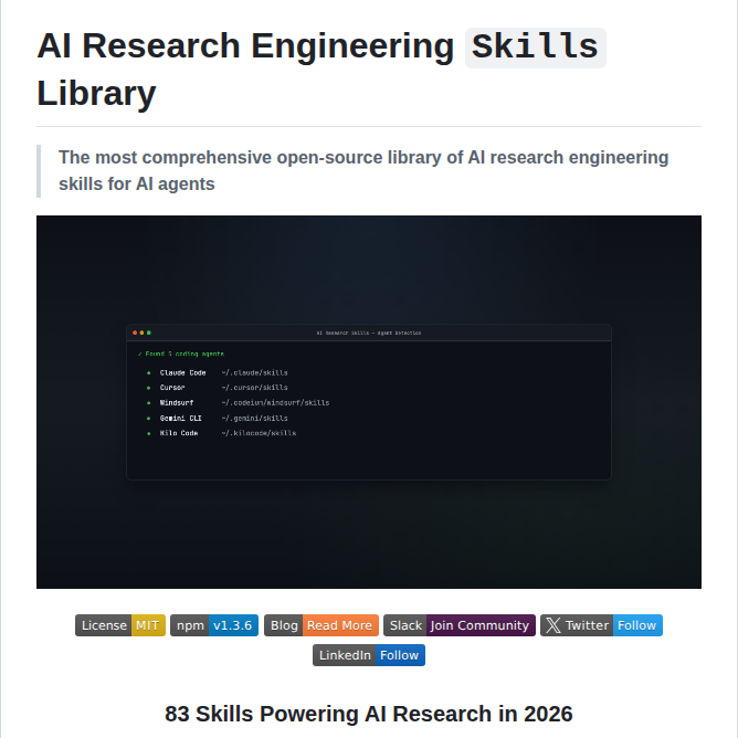 Orchestra Research Ai Research Skills screenshot