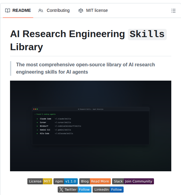 Orchestra Research Ai Research Skills screenshot