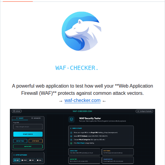 Papamica Waf Checker screenshot