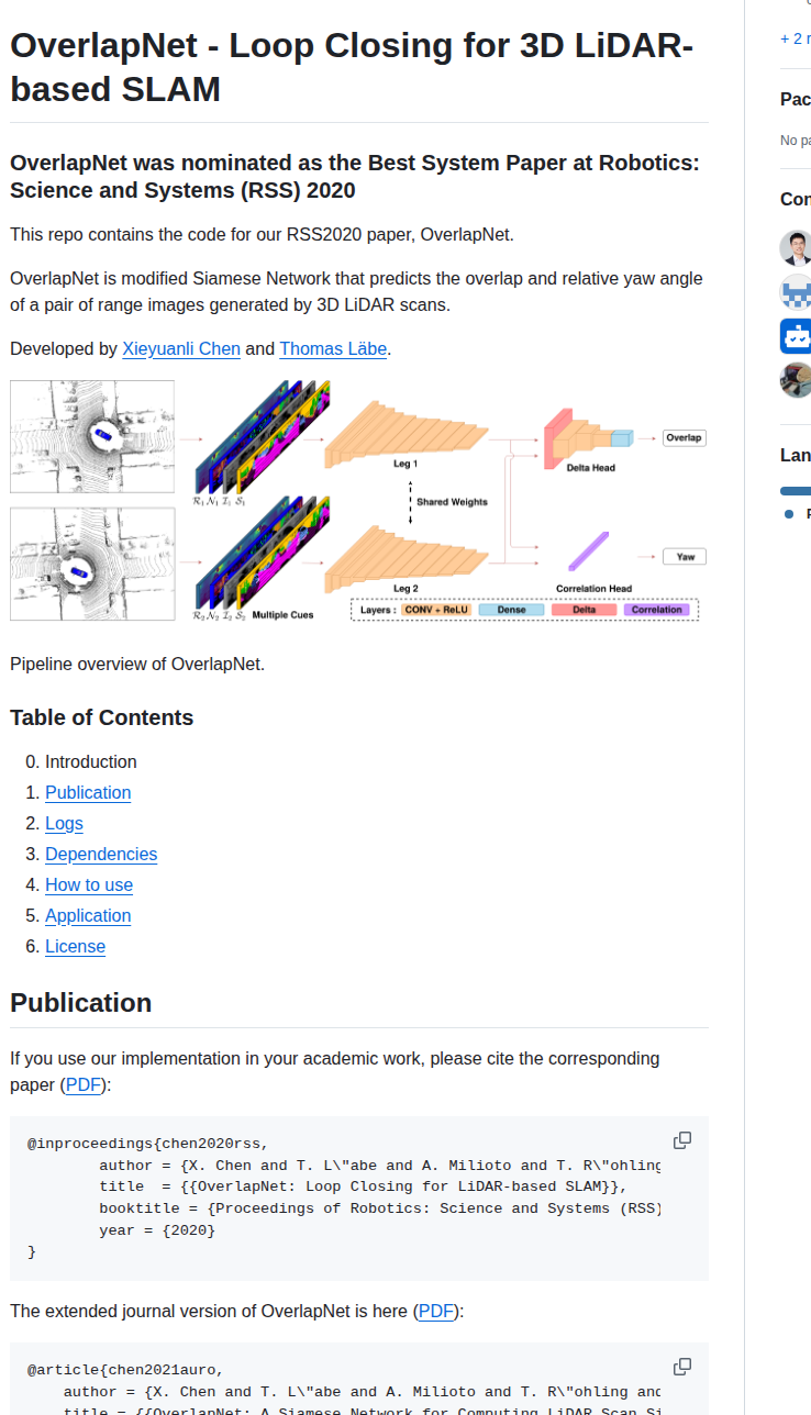 Prbonn Overlapnet screenshot