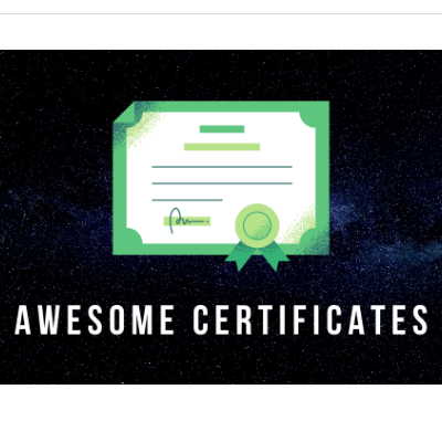 Panxproject Awesome Certificates screenshot