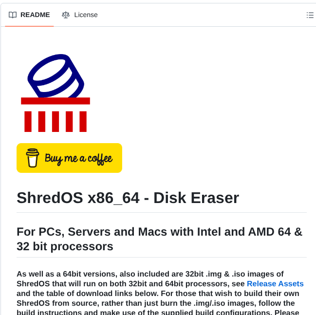 Partialvolume Shredos.x86_64 screenshot