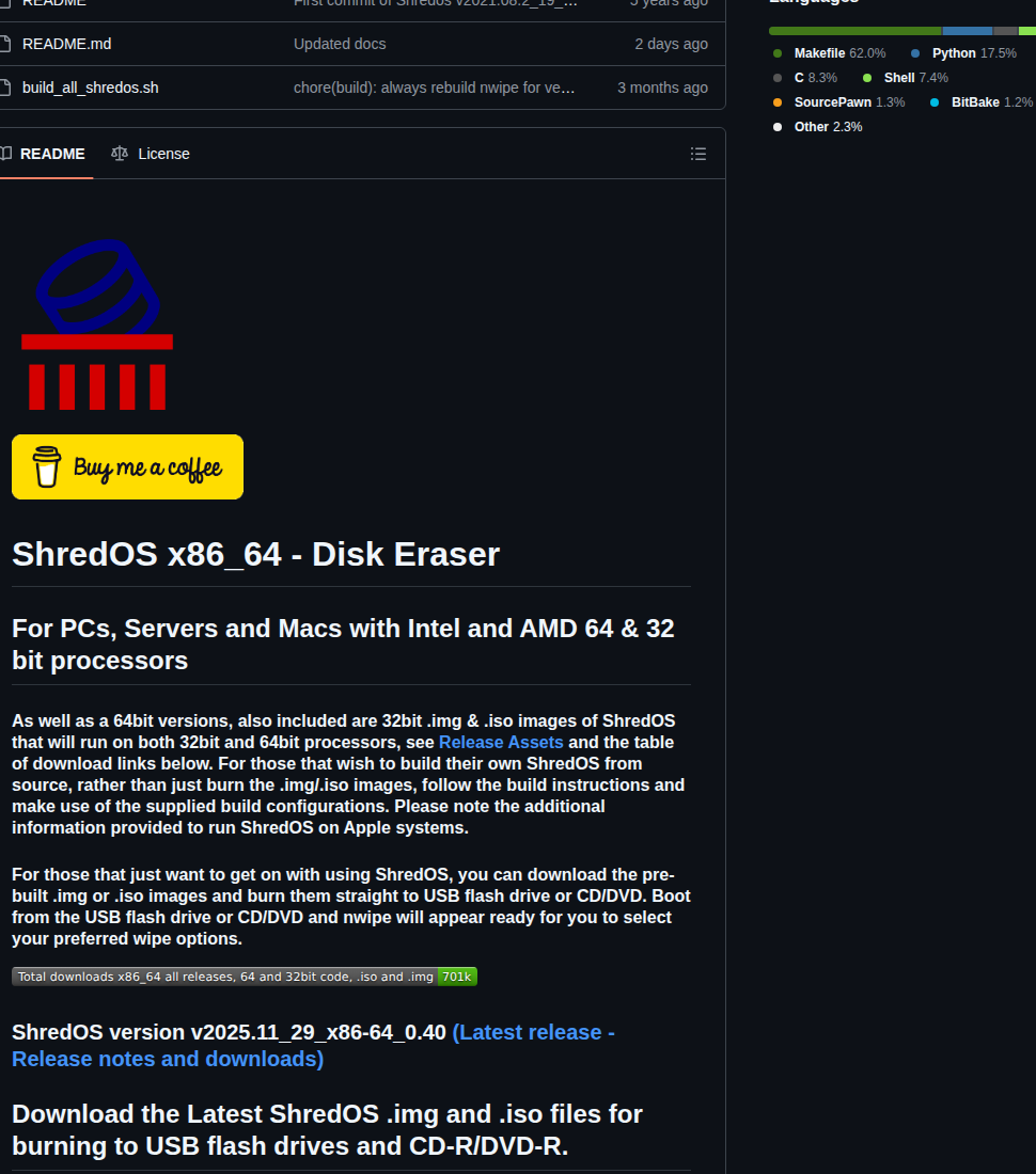 Partialvolume Shredos.x86_64 screenshot