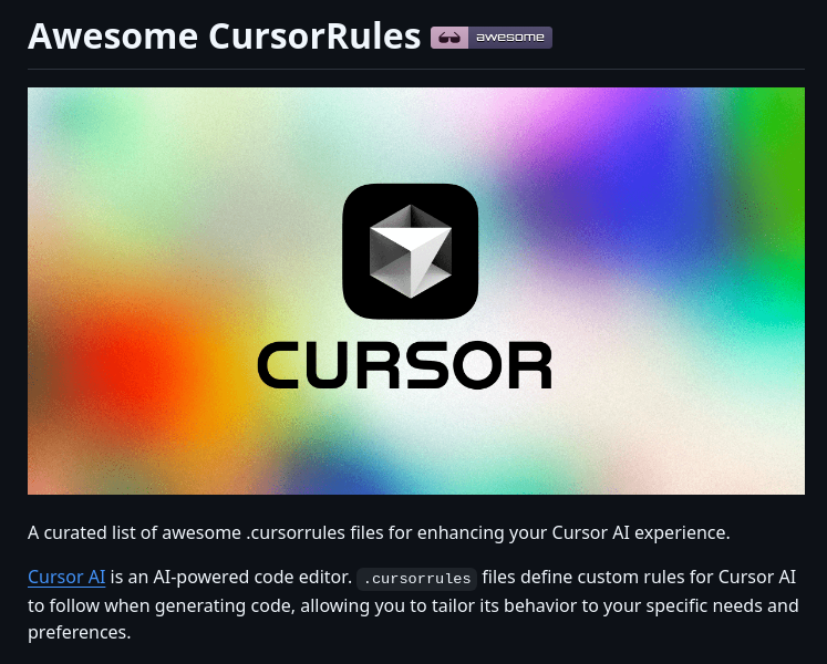 Patrickjs Awesome Cursorrules screenshot