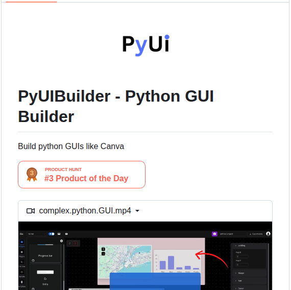 Paulledemon Pyuibuilder screenshot