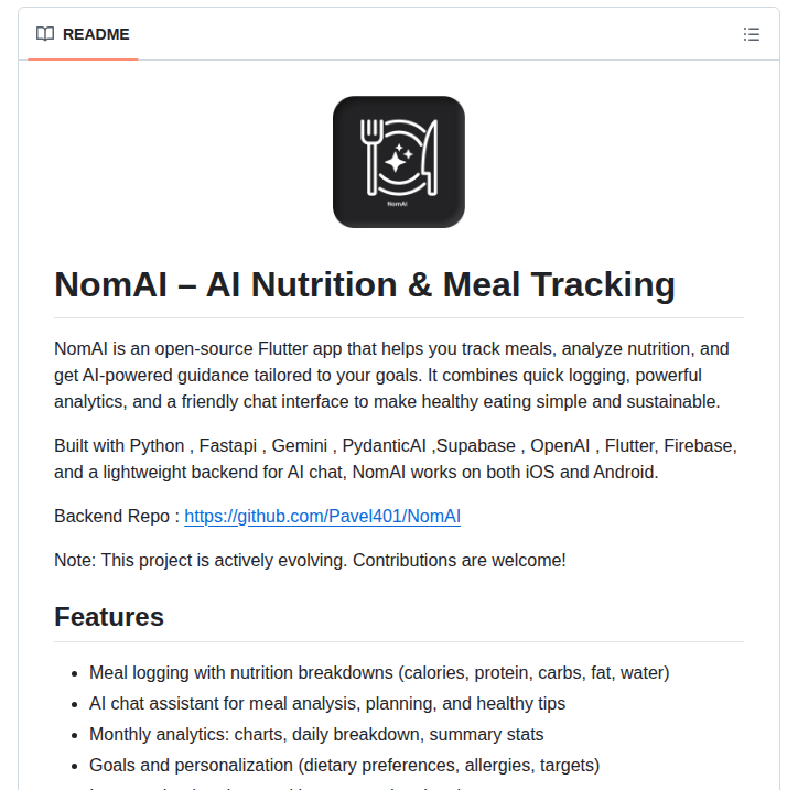 Pavel401 Nomai App screenshot