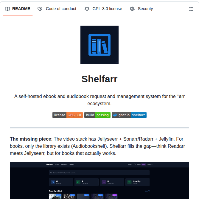 Pedro Revez Silva Shelfarr screenshot