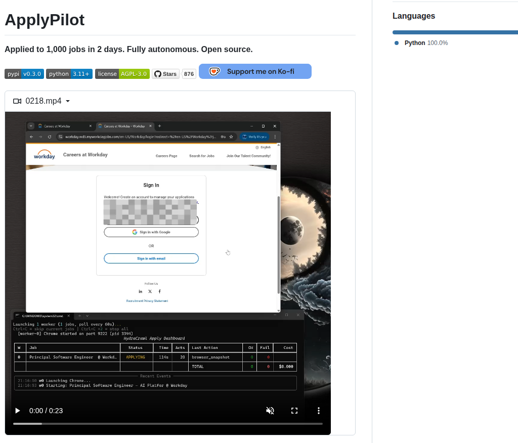 Pickle Pixel Applypilot screenshot