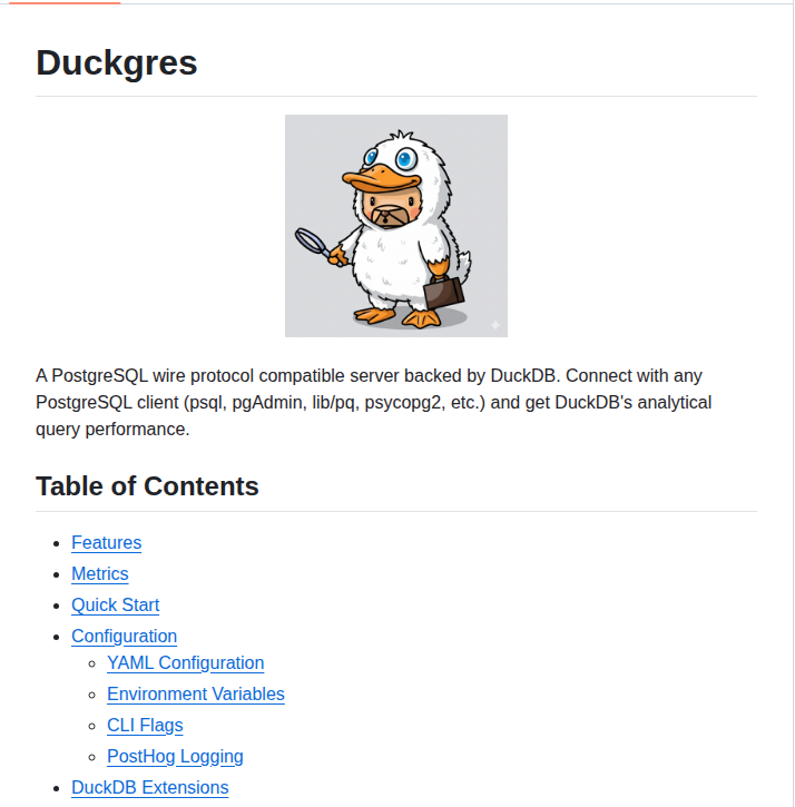 Posthog Duckgres screenshot