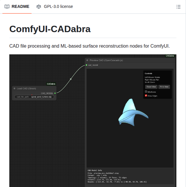 Pozzettiandrea Comfyui Cadabra screenshot
