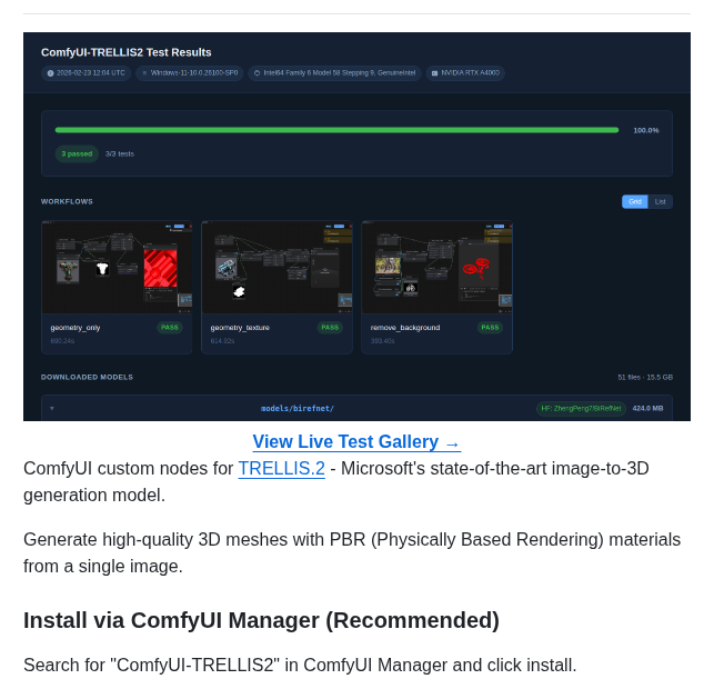 Pozzettiandrea Comfyui Trellis2 screenshot