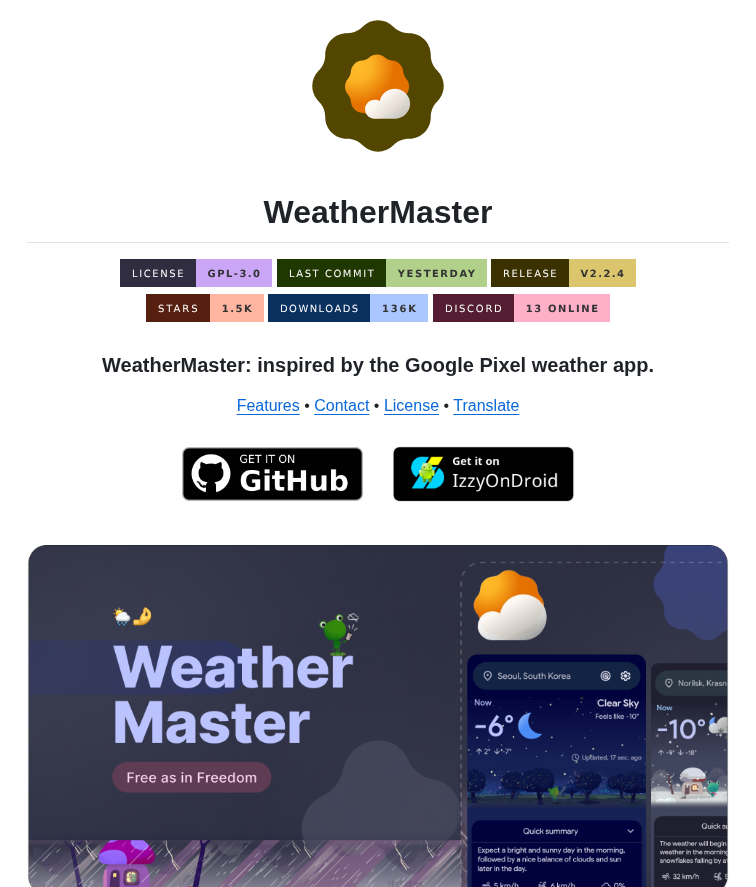 Pranshulgg Weathermaster screenshot