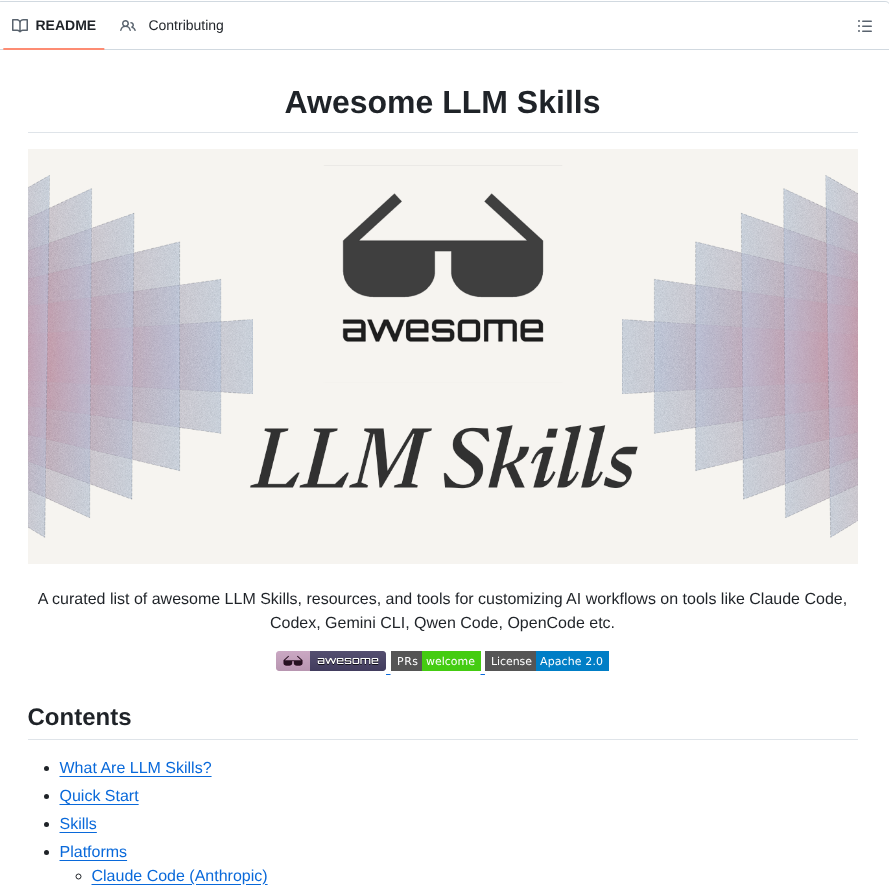 Prat011 Awesome Llm Skills screenshot