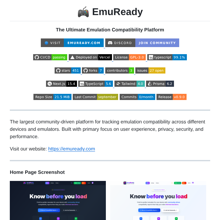 Producdevity Emuready screenshot