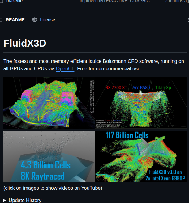 Projectphysx Fluidx3d screenshot