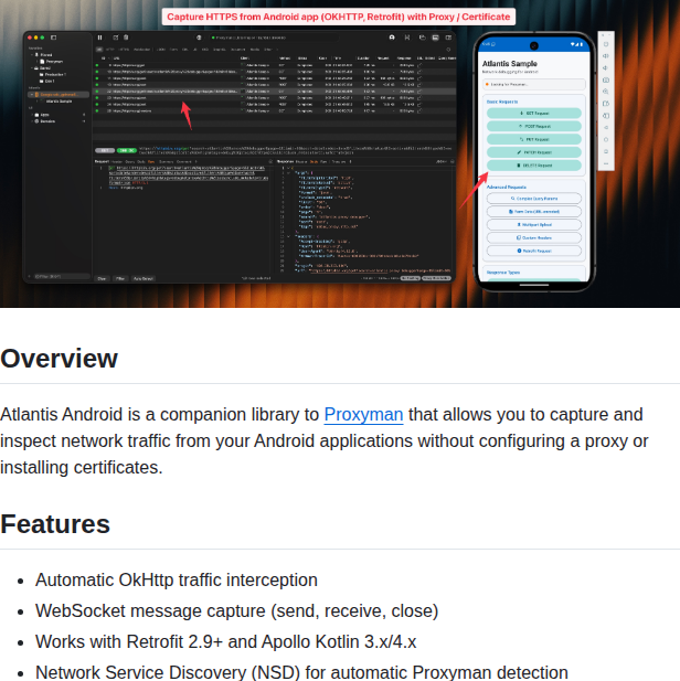Proxymanapp Atlantis Android screenshot