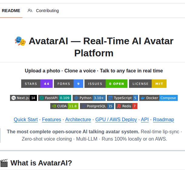 Punithvt Ai Avatar System screenshot