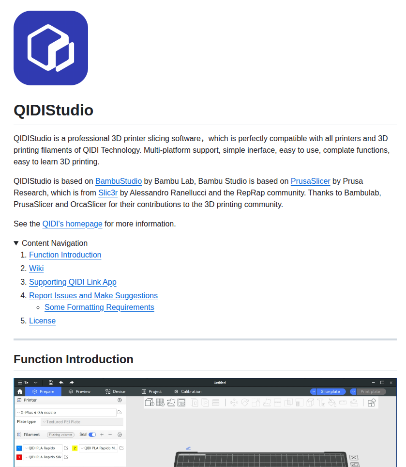 Qiditech Qidistudio screenshot
