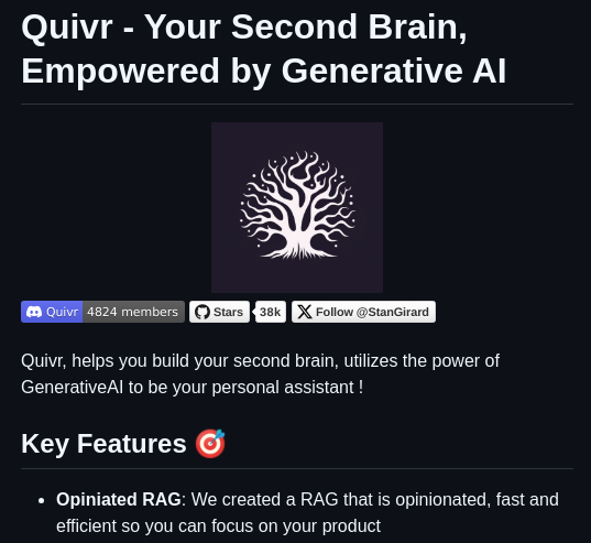 Quivrhq Quivr screenshot