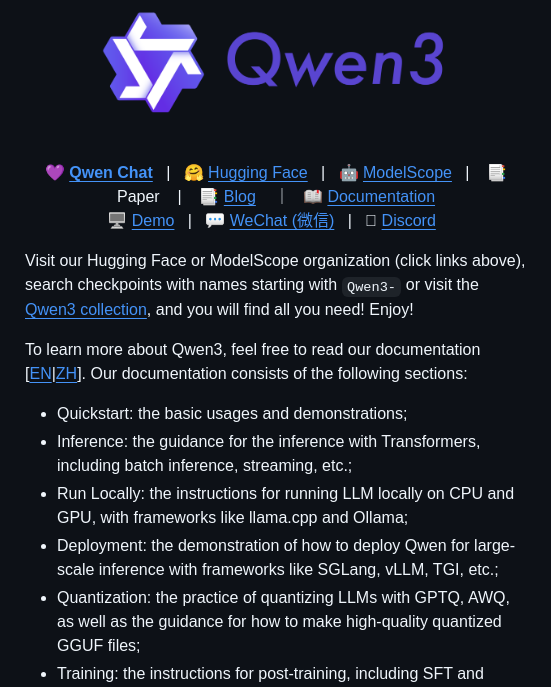 Qwenlm Qwen3 screenshot