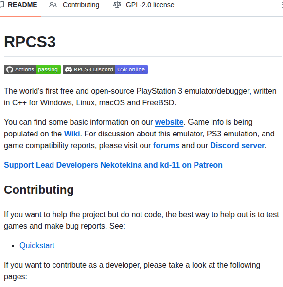 Rpcs3 Rpcs3 screenshot