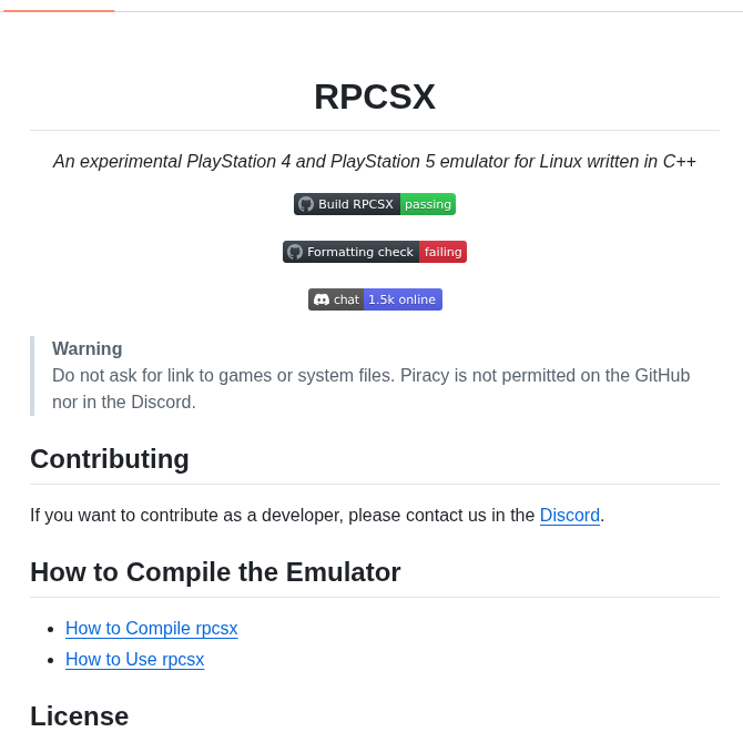 Rpcsx Rpcsx screenshot