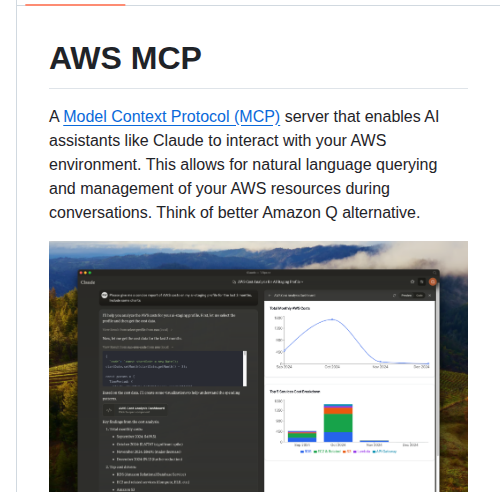 Rafalwilinski Aws Mcp screenshot