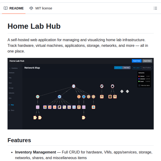 Raidowl Homelab Hub screenshot