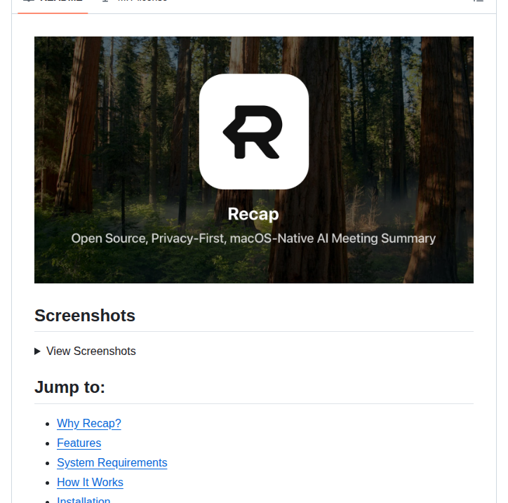 Recapai Recap screenshot