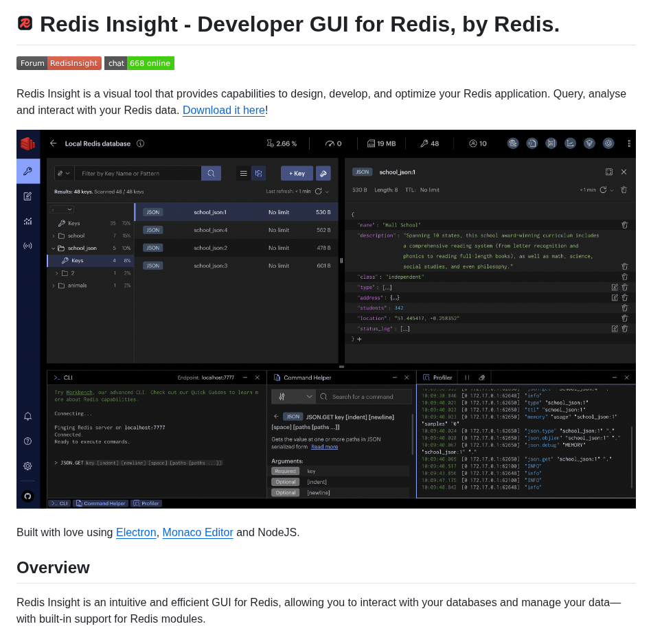Redisinsight Redisinsight screenshot