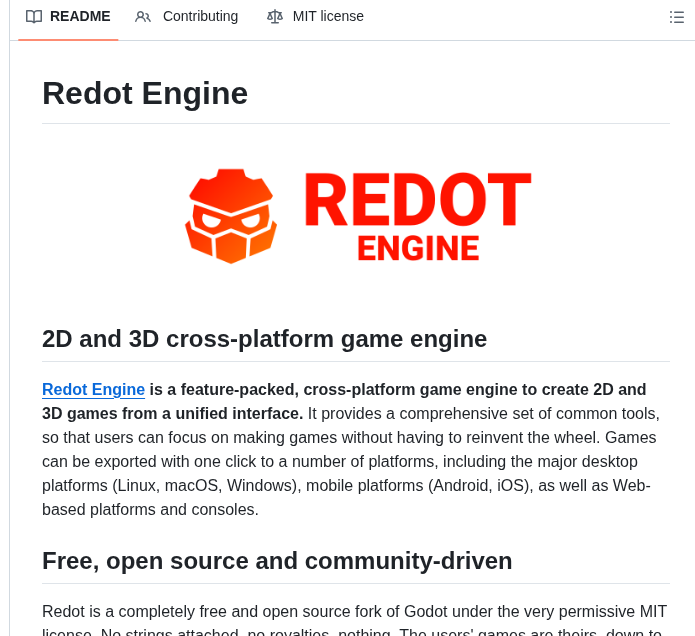 Redot Engine Redot Engine screenshot