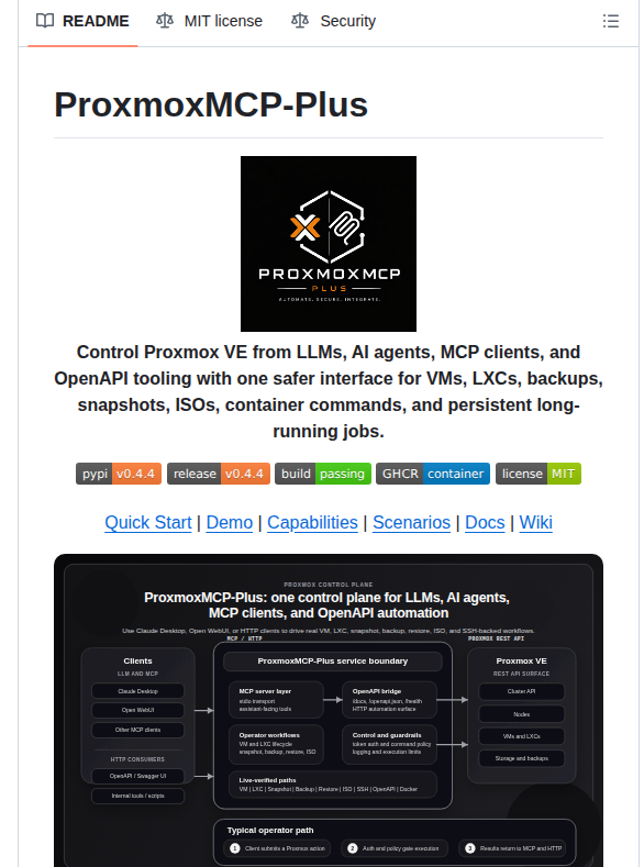 Rekklesna Proxmoxmcp Plus screenshot