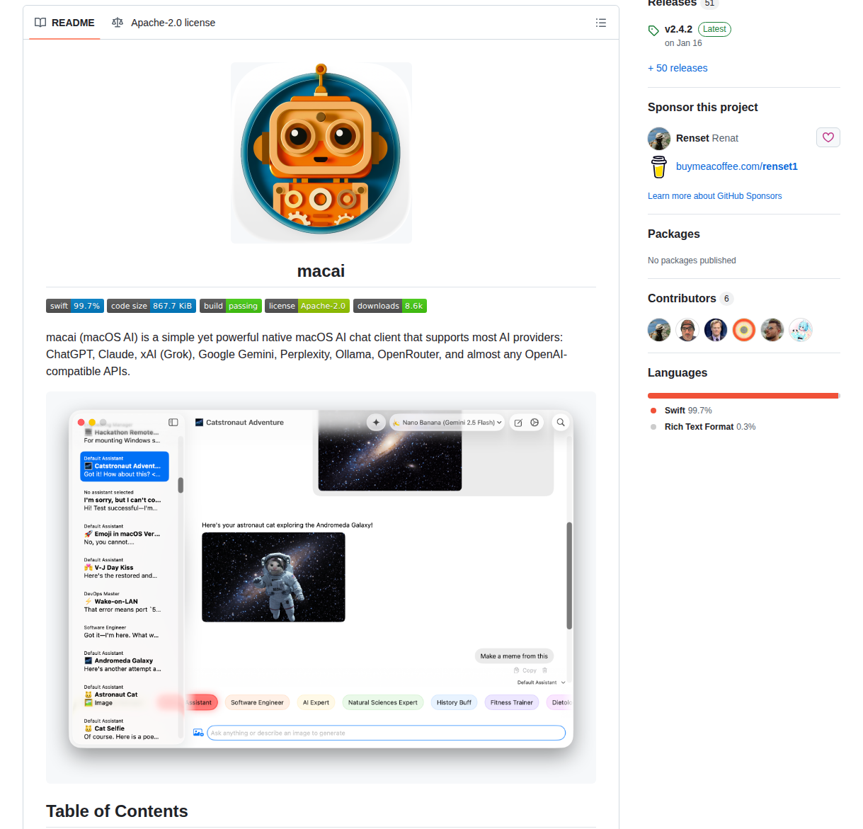 Renset Macai screenshot
