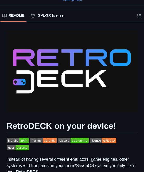 Retrodeck Retrodeck screenshot