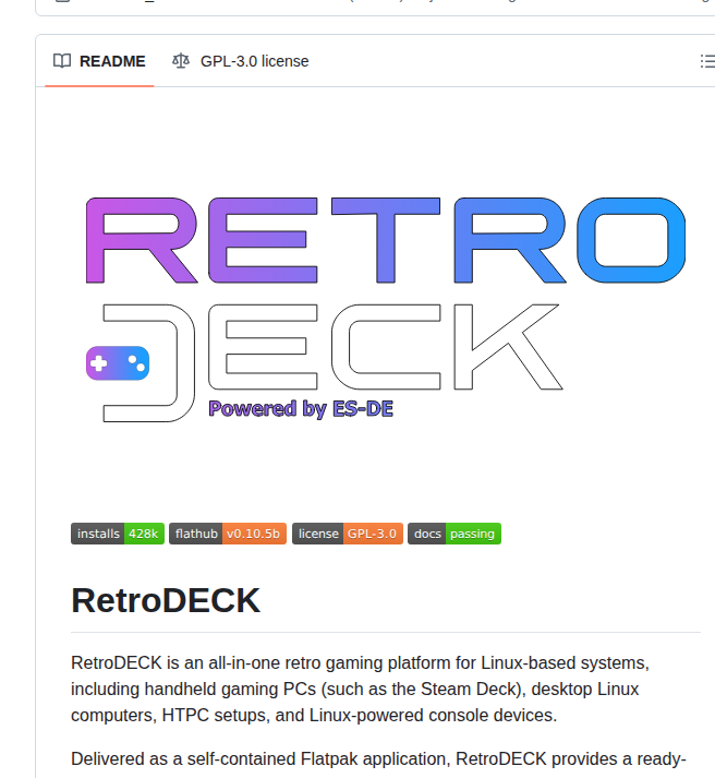 Retrodeck Retrodeck screenshot